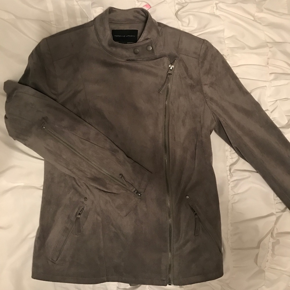 Adrienne Vittadini suede jacket